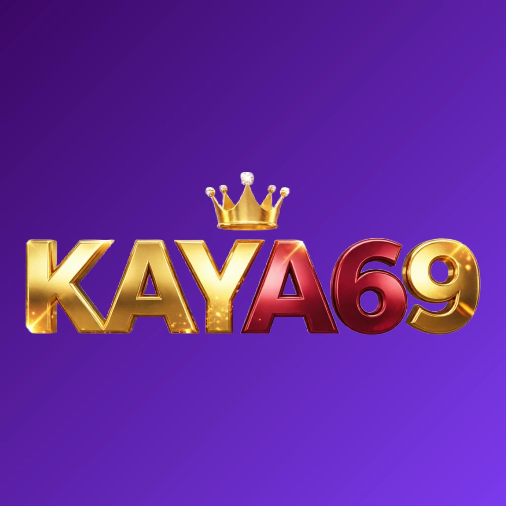 Dynamic casino-style logo for KAYA69 featuring massive bold gold and crimson lettering with a glowing crown and sparkling light effects on a transparent background, designed as a wide horizontal wordmark for website header Dynamic casino-style logo for KAYA69 featuring massive bold gold and crimson lettering with a glowing crown and sparkling light effects on a transparent background, designed as a wide horizontal wordmark for website header